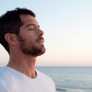 man-breathing